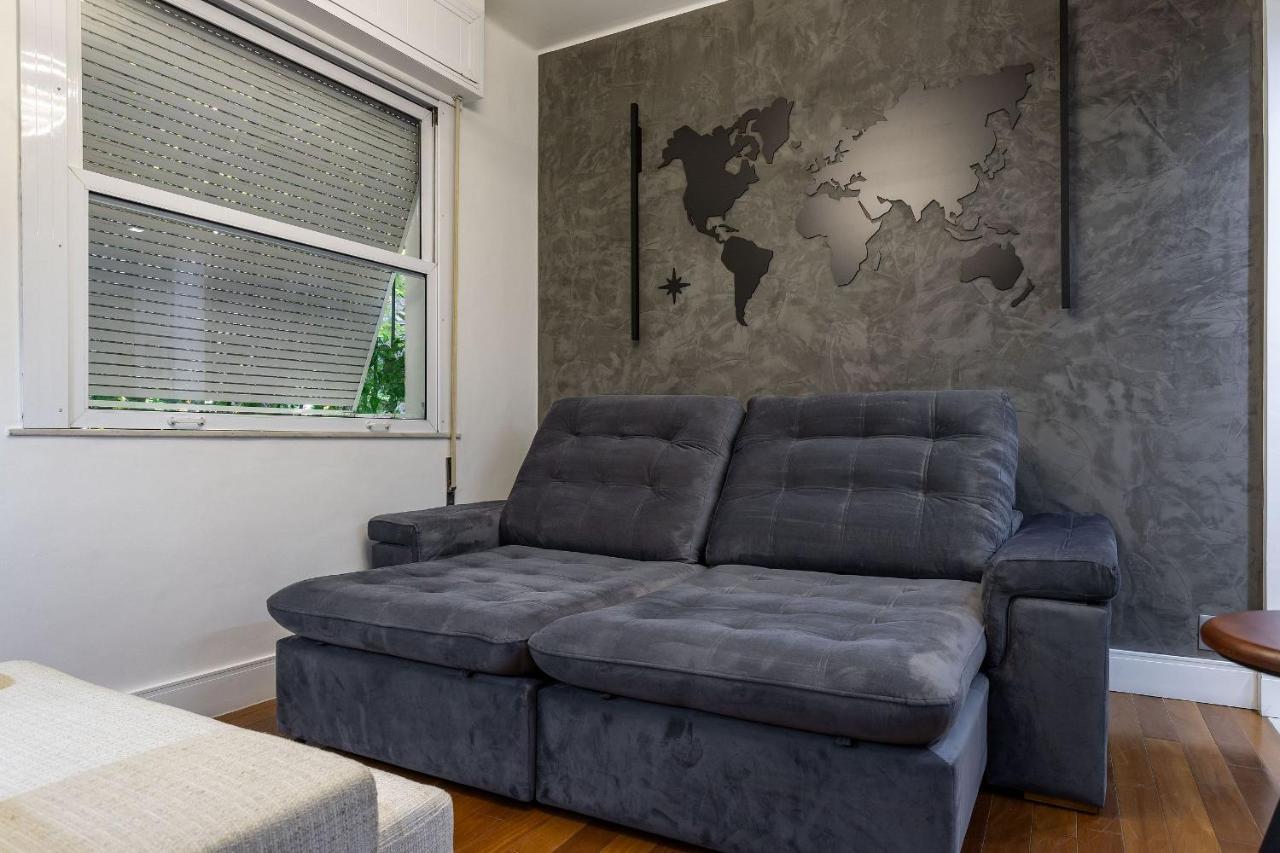 Apt Charmoso Completo Com Ar Condicionado No Leblon Ріо-де-Жанейро Екстер'єр фото